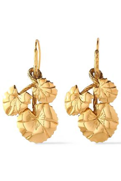Shop Aurelie Bidermann Woman 18-karat Gold-plated Earrings Gold