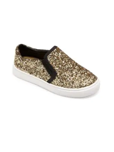 Shop Akid Little Girl's & Girl's Liv Dazzle Sneakers In Gold