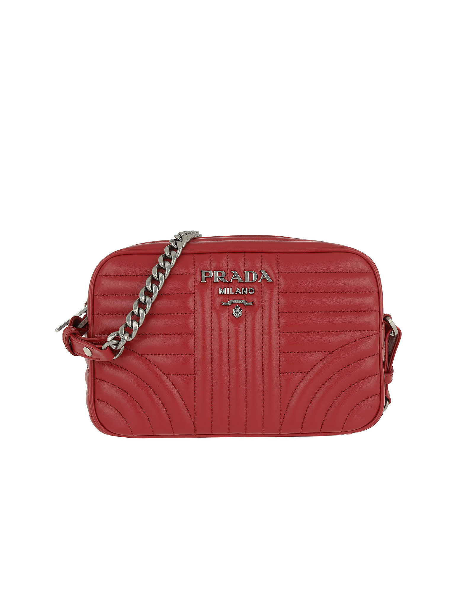 prada diagramme nappa leather mini bag