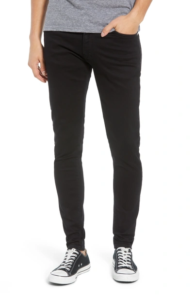Shop Represent Essential Slim Fit Jeans In Black