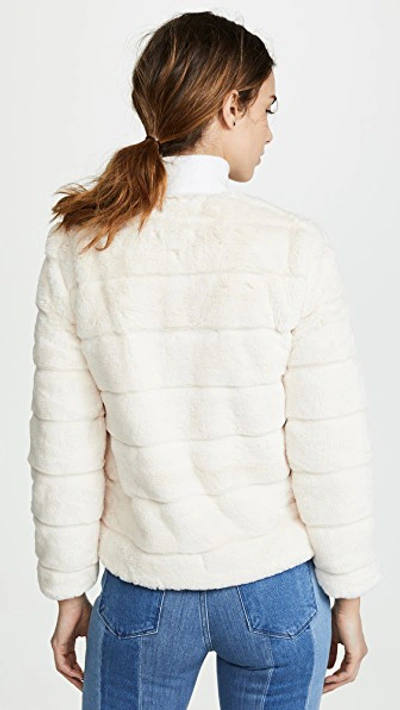 Shop Apparis Bia Coat In Ivory