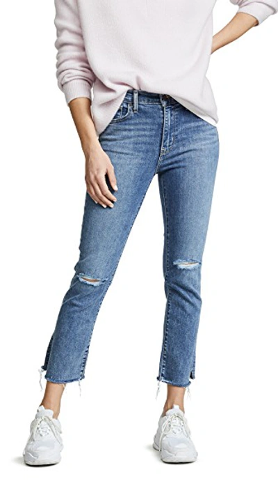 Levi's 724 High Rise Straight Crop Jeans In Split Decision | ModeSens