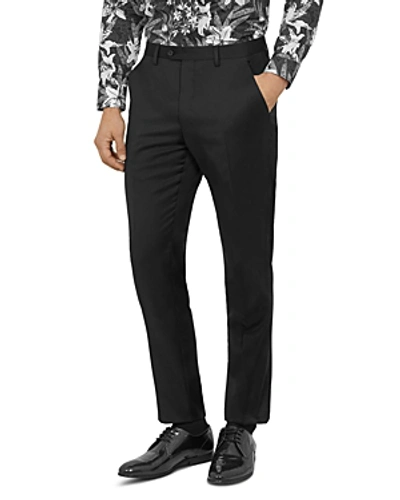 Shop Ted Baker Arcinat Debonair Plain Slim Fit Suit Trousers In Black