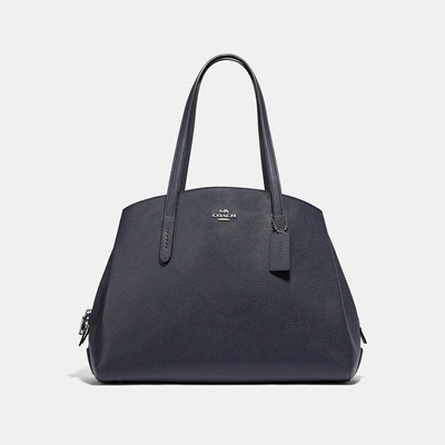 Shop Coach Charlie Carryall 40 In Midnight Navy/silver