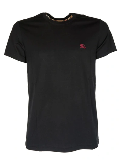 Shop Burberry Embroidered Logo T-shirt