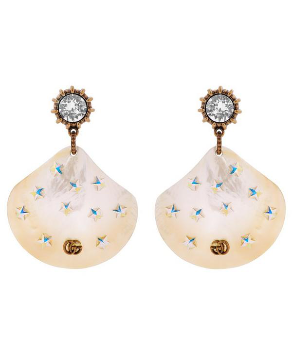 gucci shell earrings