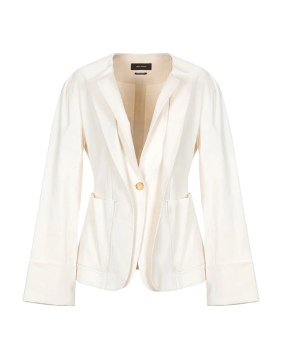 Shop Isabel Marant Suit Jackets In Ivory