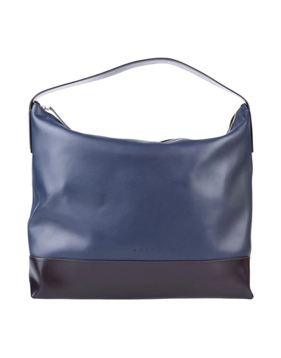 Shop Marni Handbag In Dark Blue