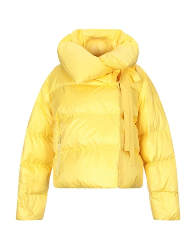 Shop Bacon Down Jacket In Yellow