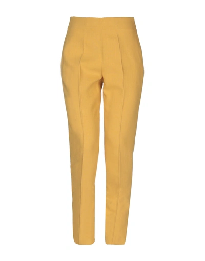 Shop Giambattista Valli Casual Pants In Yellow