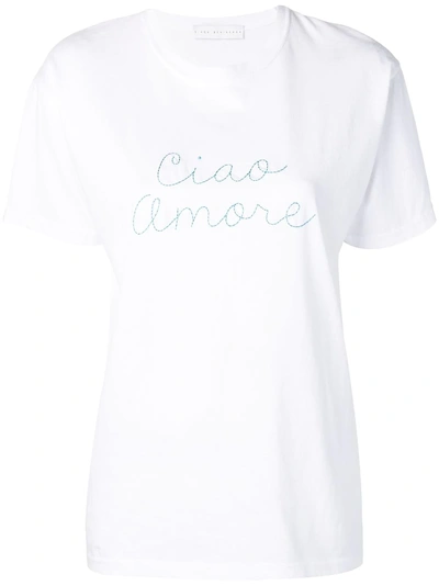 Shop Giada Benincasa Ciao Amore T-shirt - White