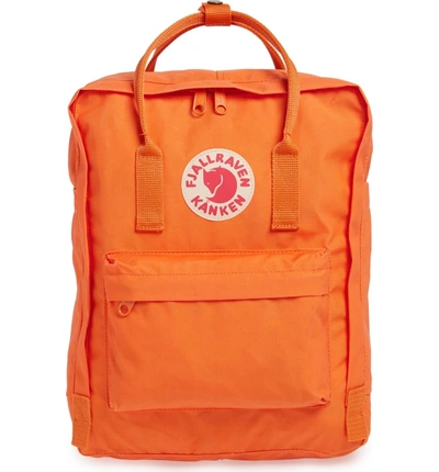 Shop Fjall Raven Kanken Water Resistant Backpack In Burnt Orange