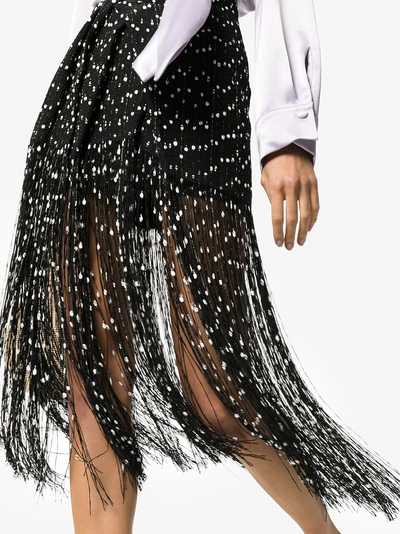 JACQUEMUS JACQUEMUS POLKA DOT TASSEL EMBELLISHED MINI SKIRT 191SK061911499413353563