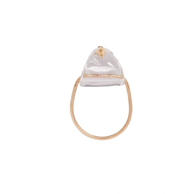 Shop Annika Inez Embraced 14kt Gold-filled And Glass Earrings