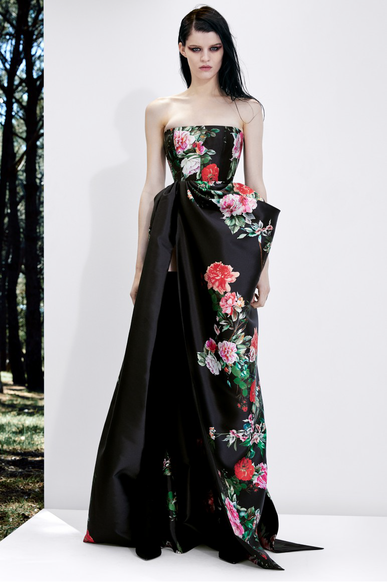 alex perry floral dress