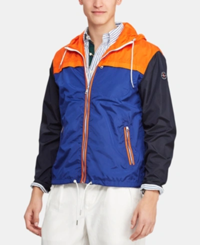 Shop Polo Ralph Lauren Men's Packable Jacket In Colorblock Multi