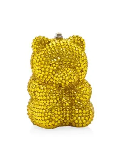 Shop Judith Leiber Women's Gummy Bear Crystal Pillbox In Yellow