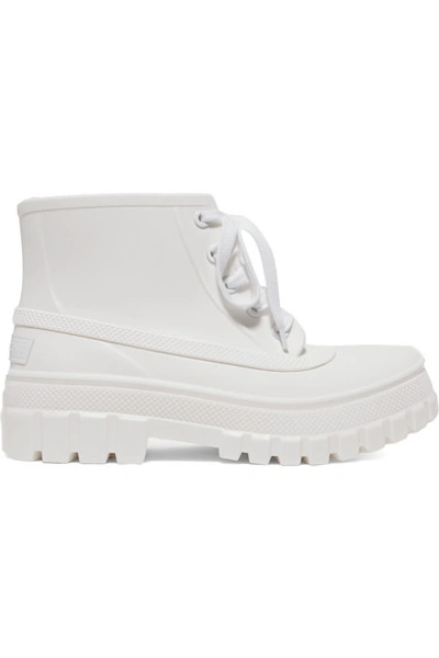 Shop Givenchy Glaston Rubber Ankle Boots In White