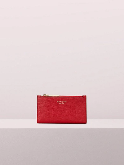 Shop Kate Spade Margaux Small Bifold Wallet In Hot Chili