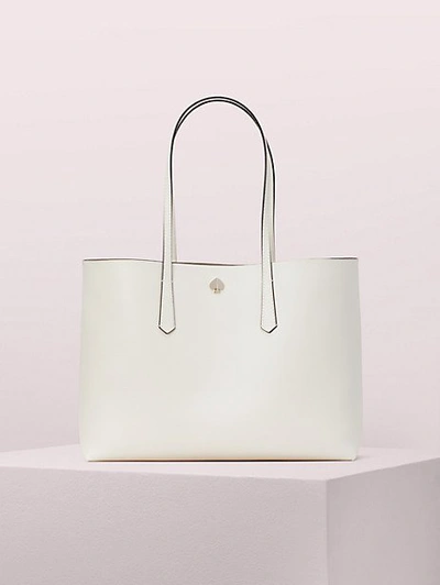 Shop Kate Spade Molly Large Tote In Parchment