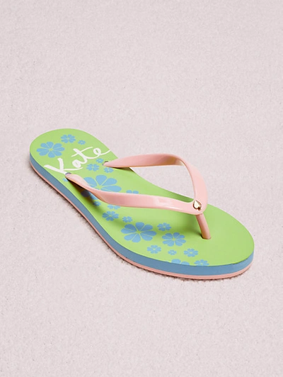 Shop Kate Spade Natal Flip-flop Sandals In Grapefruit