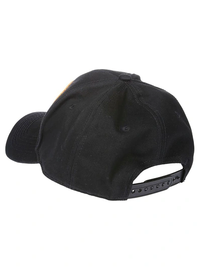 Shop Mcq By Alexander Mcqueen Mcq Logo Embroidered Cap In Black