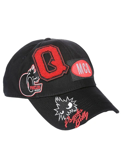 Shop Mcq By Alexander Mcqueen Mcq Logo Embroidered Cap In Black