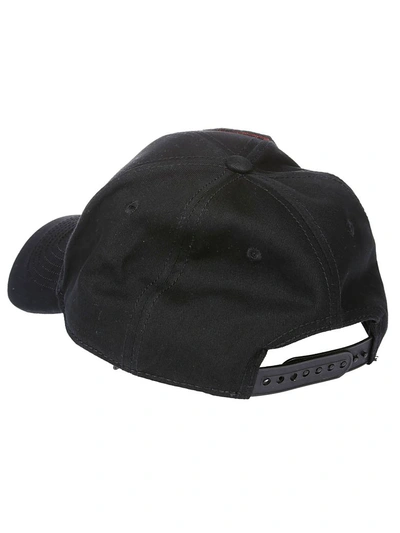 Shop Mcq By Alexander Mcqueen Mcq Logo Embroidered Cap In Black