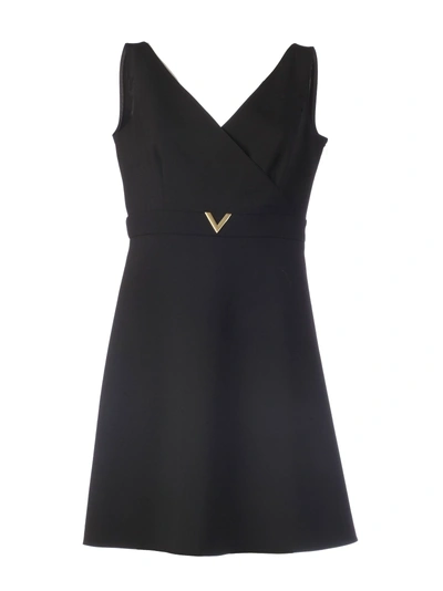 Shop Valentino V Hardware Dress In No Black