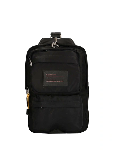 Shop Givenchy Sling Bag In Nylon In Black