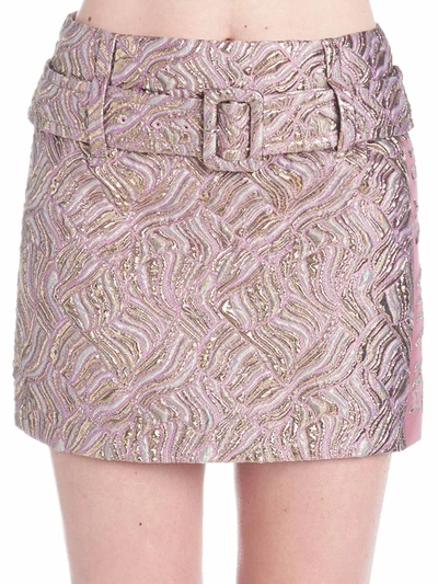 Shop Prada Skirt In Multicolor