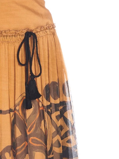Shop Alberta Ferretti Skirt In Multicolor