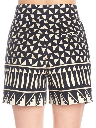 Shop Alberta Ferretti Short In Black & White