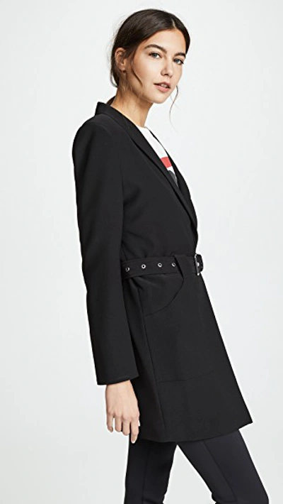 Shop Anine Bing Charlotte Blazer In Black