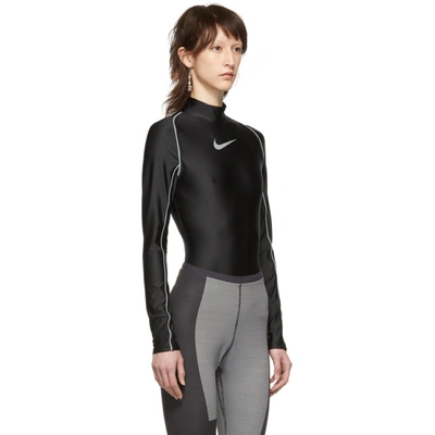 Nike Ambush Nrg Printed Stretch Bodysuit In Black/white | ModeSens