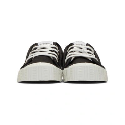 Shop Spalwart Black Twill Special Low Bs Sneakers In 9999black