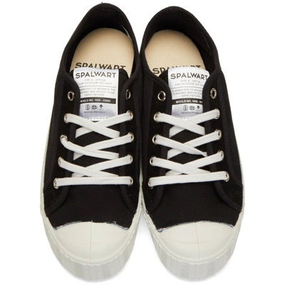 Shop Spalwart Black Twill Special Low Bs Sneakers In 9999black