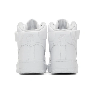Shop Nike White Air Force 1 High Sneakers In 105 White