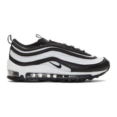 Shop Nike Black And White Air Max 97 Sneakers In 016 Blk/wht