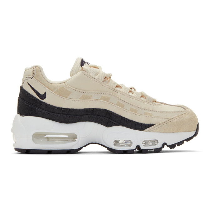 Nike Beige And Grey Air Max 95 Sneakers | ModeSens