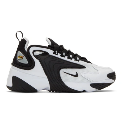 Shop Nike White And Black Zoom 2k Sneakers In 100 Wht/blk