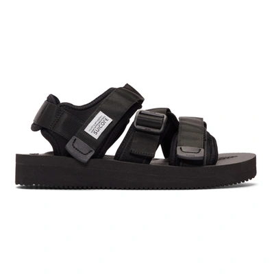 Shop Suicoke Black Kisee-v Sandals