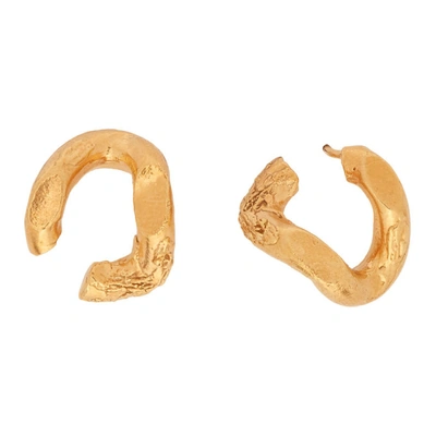 Shop Alighieri Gold 'the Flashback' Earrings