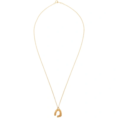 Shop Alighieri Gold The Flashback Necklace