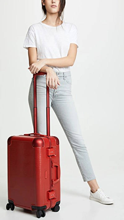 Shop Calpak X Jen Atkin Carry On Suitcase In Red