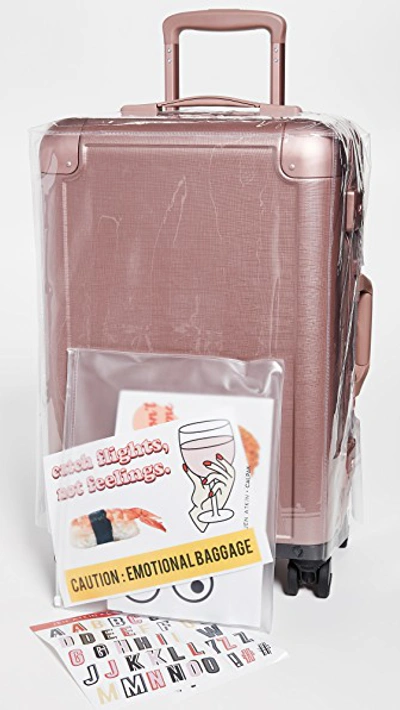 Shop Calpak X Jen Atkin Carry On Suitcase In Pink