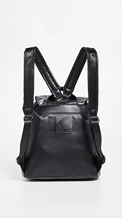 Shop Kendall + Kylie Lex Backpack In Dark Grey Metallic