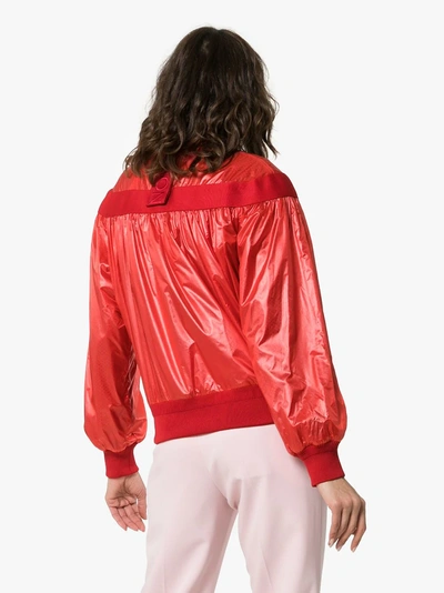 Shop Moncler 2  1952 Nassau Zip-up Bomber Jacket - Women's - Polyester/polyamide In Red