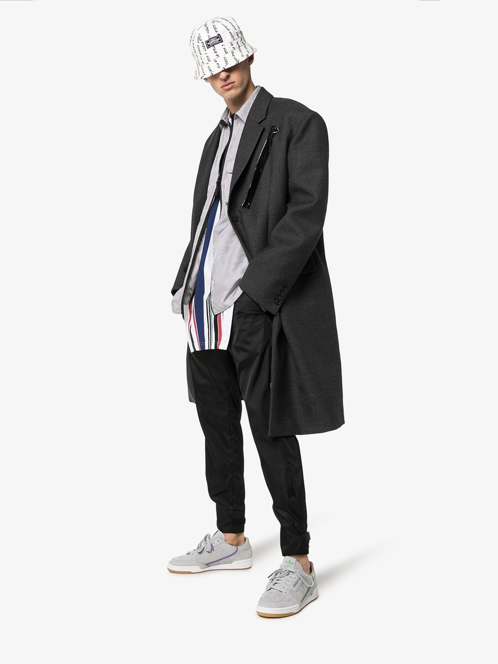 adidas originals continental 80's tfl district elizabeth line trainers in grey