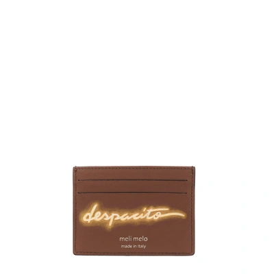 MELI MELO CARD HOLDER 卡片夹 "DESPACITO" 霓虹焦糖色